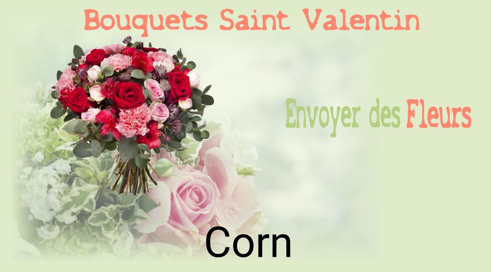 Roses de Saint-Valentin livrées à Corn